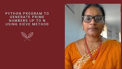 Python program to generate Prime numbers in a range using Sieve method.