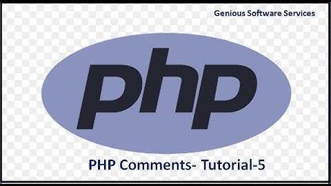 PHP Comments | PHP Tutorial -5 | Learn PHP Programming for Beginners
