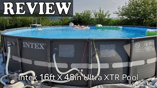 Intex 16ft X 48in Ultra XTR Pool  Setup & Review