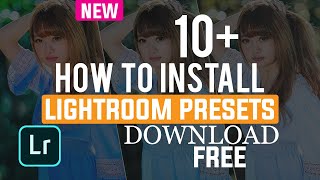 How to Install Presets in Adobe Lightroom Classic CC 2020 । Lightroom Presets Free Download ।