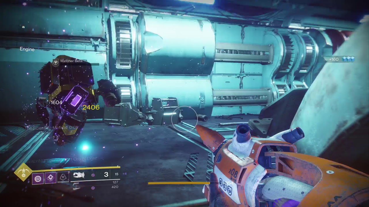 Destiny 2 Tractor Cannon Masterwork Farm - Engine