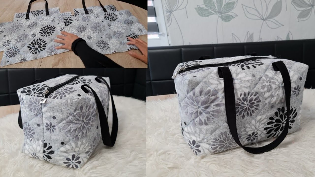 DIY Travel Bag Easy to sew How to sew a Travel Bag YouTube