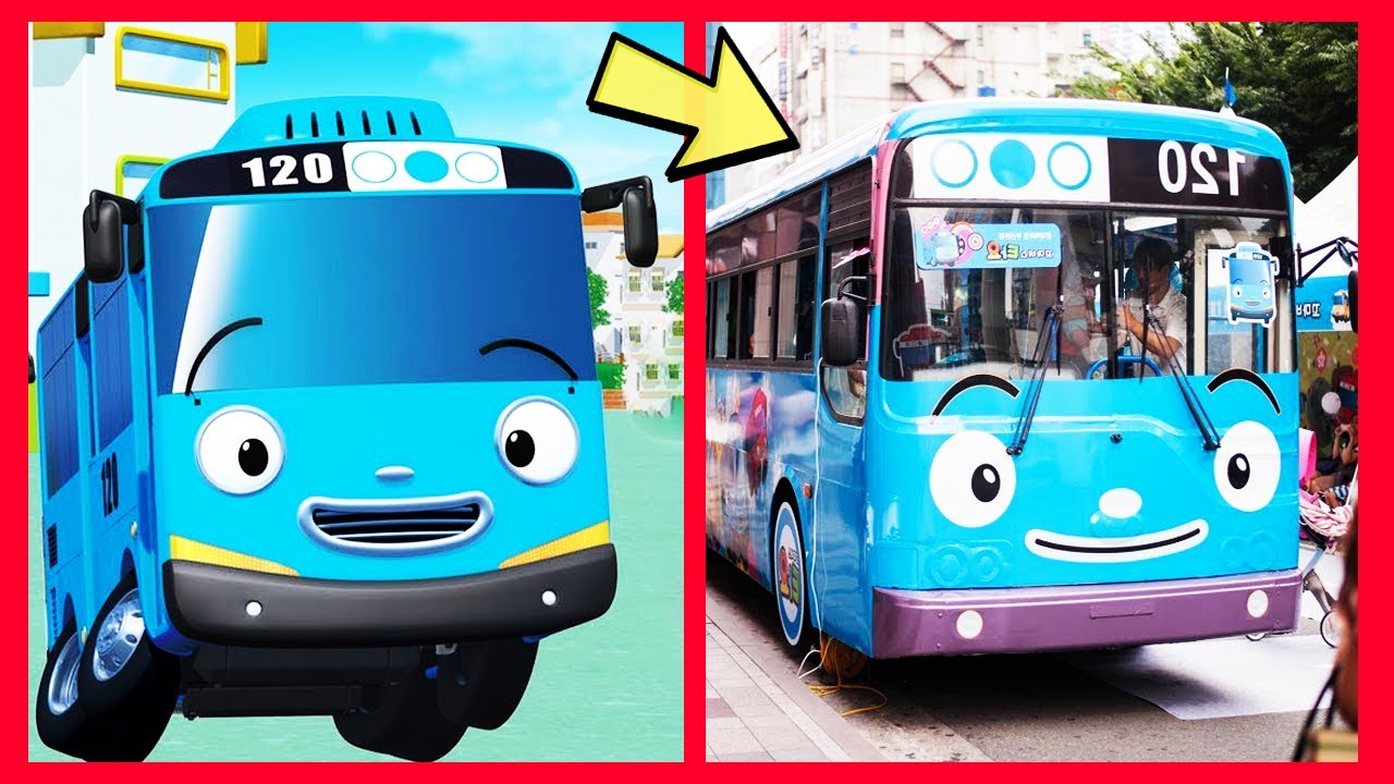 Tayo The Little Bus Characters IN REAL LIFE 2024 🚌🚨 Funny Video 👍🏻
