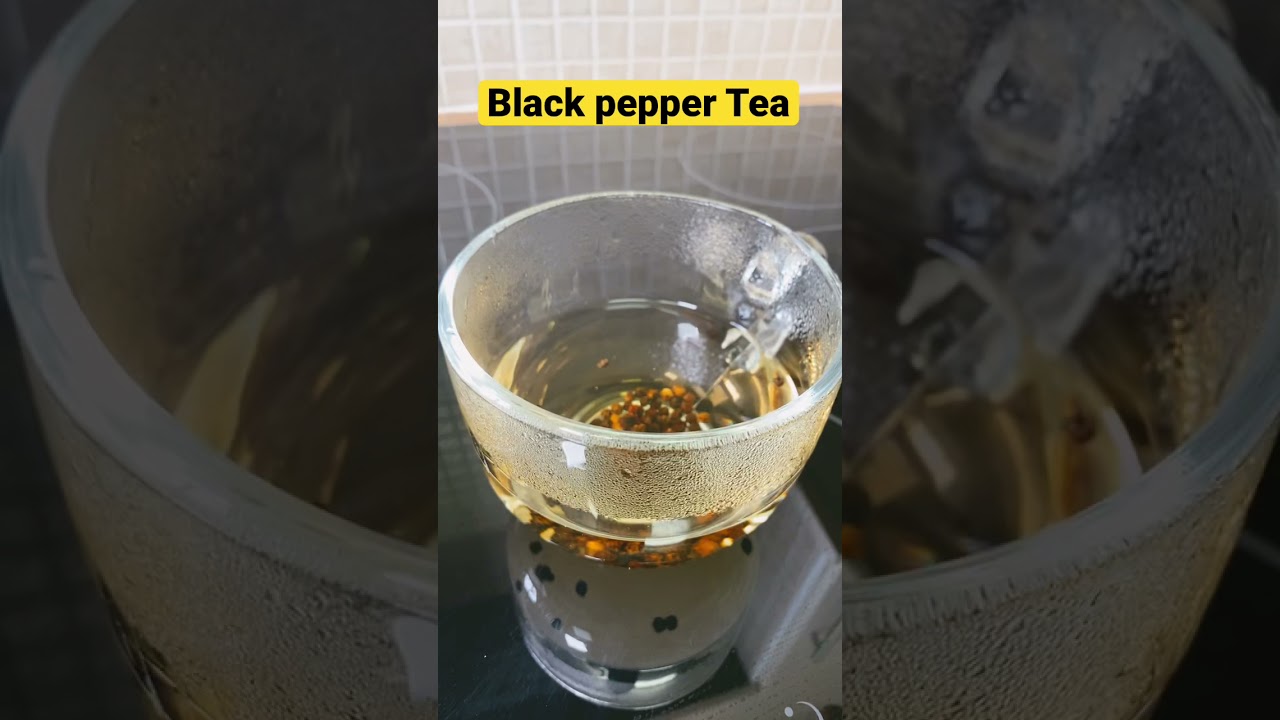 Black pepper Tea #shorts  ￼ | Chef Ricardo Cooking