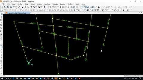 sap2000 v18 steel structure design building 01