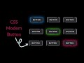 🔘 CSS Modern Button Design with Hover Effects