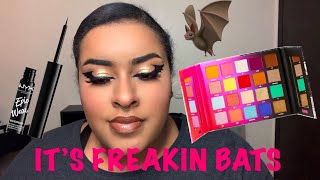 BAT WING EYELINER ON HOODED EYELIDS | NIKKIETUTORIALS X BEAUTY BAY PALETTE