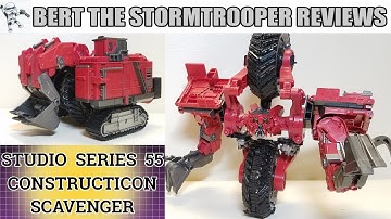 Transformers Studio Series 55 Constructicon SCAVENGER Review! Bert the Stormtrooper Reviews!