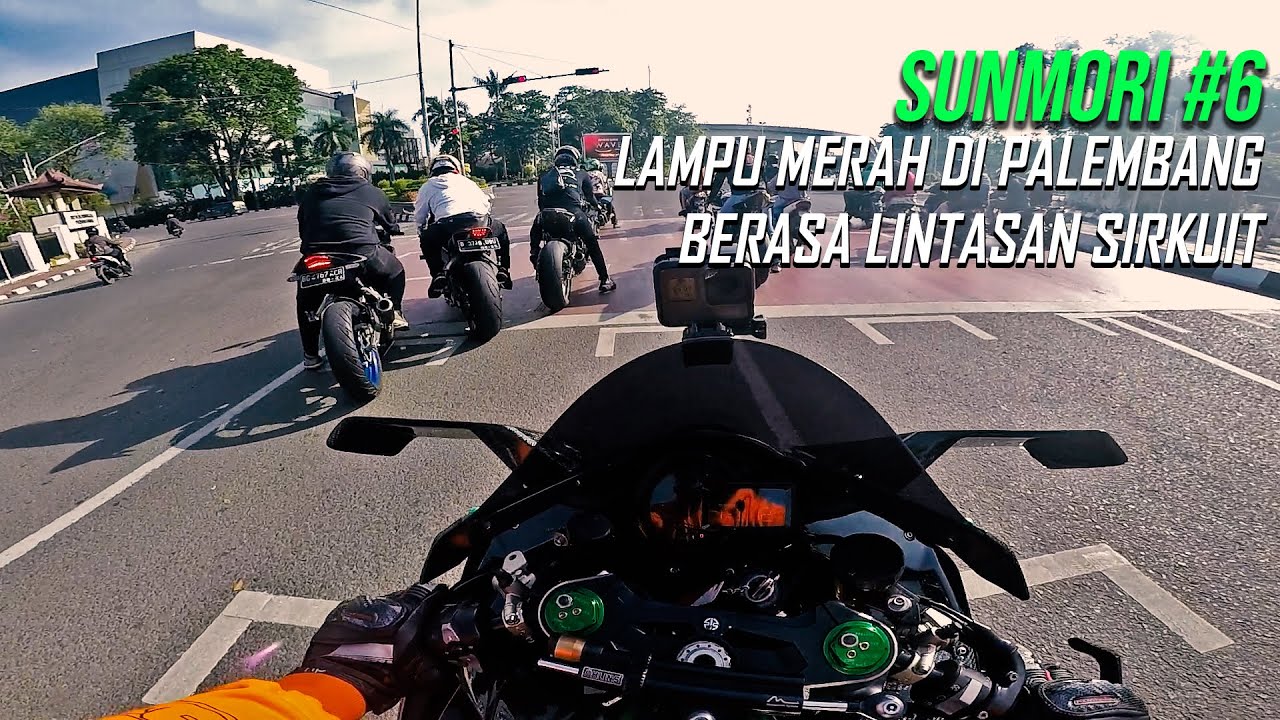 SUNMORI #6│JALANAN PALEMBANG BERASA DI SENTUL WKWK, RAME (ZX10, CBR1000, CBR600, R6)