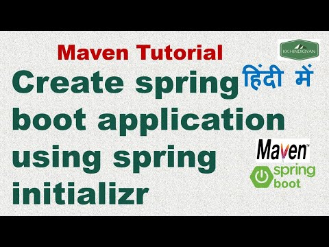 Creating Spring Boot Application Using Spring Initializr | Create Maven Spring Boot RESTful App