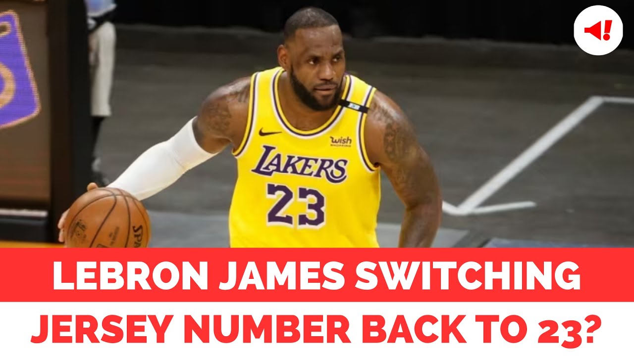 LeBron James switching jersey from No. 6 to No. 23 — again