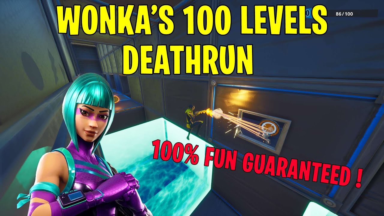 🔥💯WONKA'S 100 LEVELS DEATHRUN  [CODE] 🐵 HOW TO PASS IT?