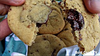 BEST CHEWY CHOCOLATE CHIP COOKIES \/ SUPER EASY \/ SUPER YUMMY \/ Bold Cook TV