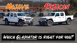 Should You Buy a Jeep Gladiator Rubicon or Jeep Gladiator Mojave?