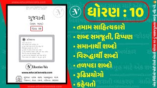 Gujarati Sahitya ગજરત સહતય Gujarati Literature Textbook Std 10 Gujarati Gujarat Nu