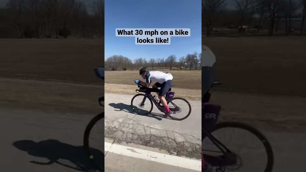 What Going 30 Miles Per Hour On A Bike Looks Like 