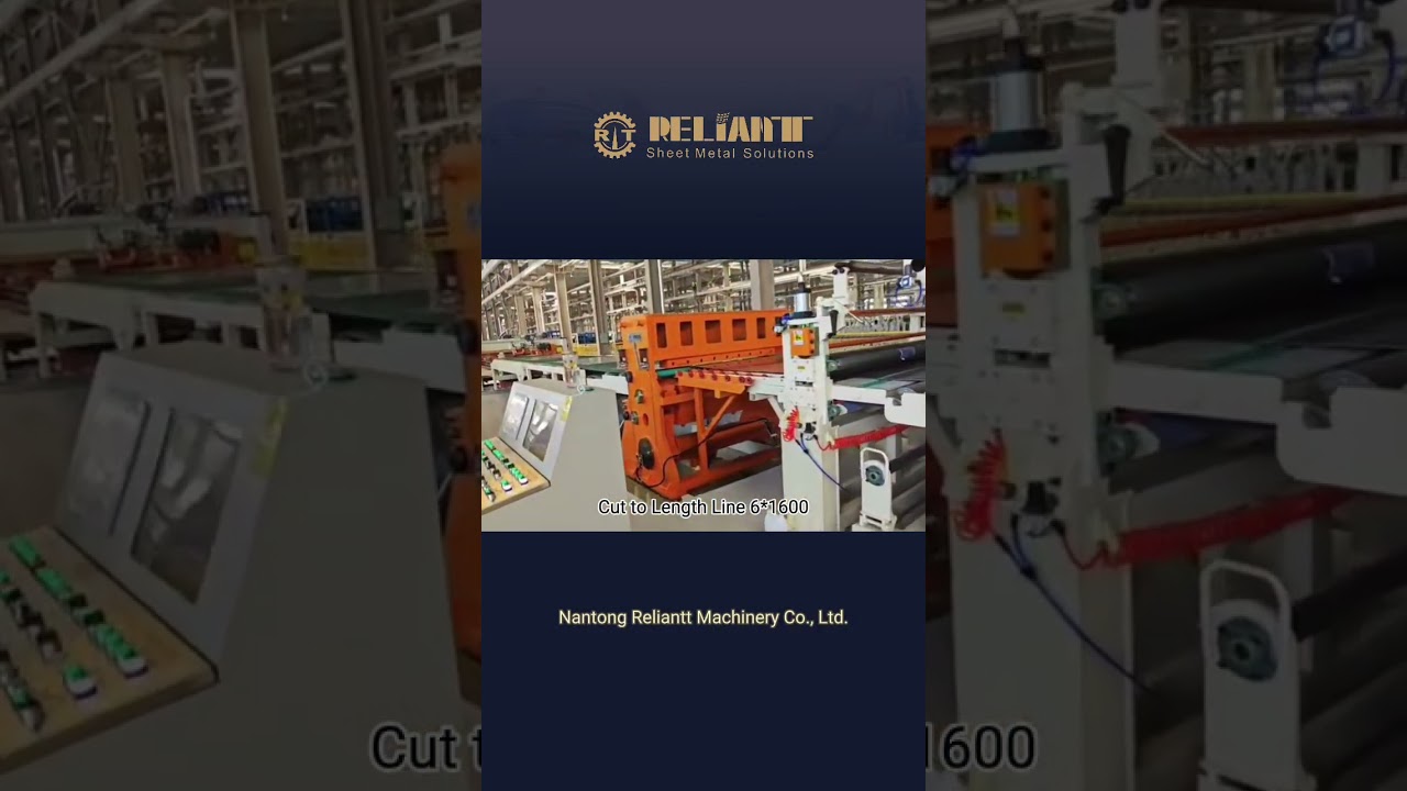 6X1600 cut to length line  