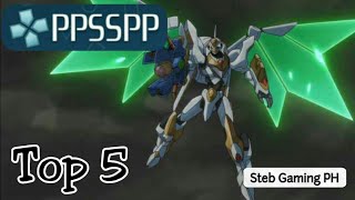 Top 5 'Anime Mecha Games' for PSP (PPSSPP)