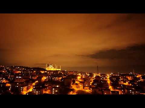 ÜSKÜDAR ÇAMLICA CAMİİ - GECE TIME LAPSE - DJI OSMO POCKET HD