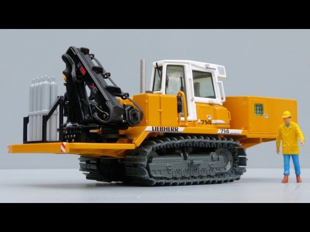 NZG Liebherr SR 714 LGP Welding Tractor by Cranes Etc TV - YouTube