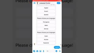 Language Checker _ Facebook Hackathon 2020