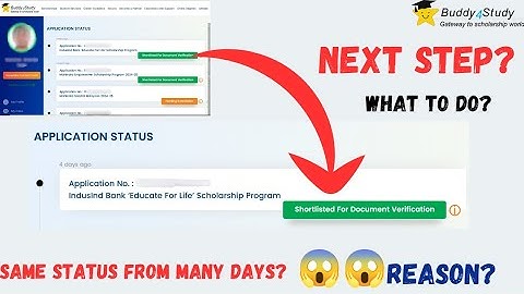 IndusInd Bank Scholarship Status Stuck? 🔍Shortlisted for Document Verification –Reasons & Solutions!