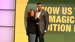 'Magic Michael' Strahan Dances for Donations