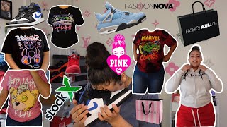 WINTER CLOTHING HAUL| FASHION NOVA | STOCKX | PINK VS | MACYS