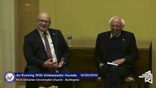 Senator Bernie Sanders: Town Meeting with Finland’s Ambassador to the U.S.