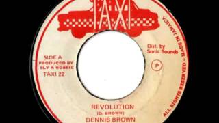 Video thumbnail of "DENNIS BROWN - Revolution + version (1983 Taxi)"