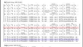 Alto MB 395 Yerusalem Lihatlah Rajamu  #lagumisa  #satbguides  #gereja  #lagukoor  #minggupalma