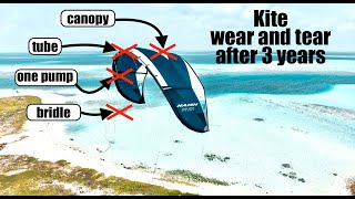 Kite wear and tear after 3 years - Kitesurfing