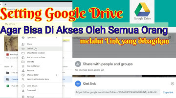 Setting Googel Drive agar bisa diakses Oleh semua orang || melalui link yang di bagikan