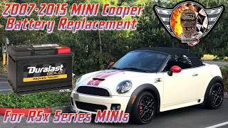 2007-2015 MINI Cooper Roadster Coupe Convertible R56 Gen2 Battery Replacement