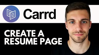 How to Create Resume Page in Carrd.co 2026 (Build Personal Profile in Minutes)