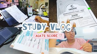 Aiats Score Neet Aspirant Study Vlog Revision, Mocktest, Test Analysis