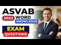 Asvab Word Knowledge 2026 Exam Questions Pass On Your First Try | High Score Study Guide