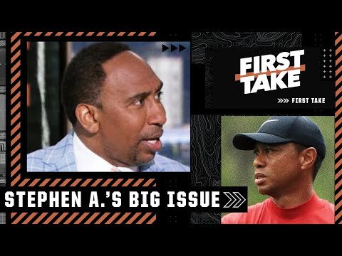 Stephen A.'s 'BIG ISSUE' with Tiger Woods rallying support against LIV Golf ? | First Take