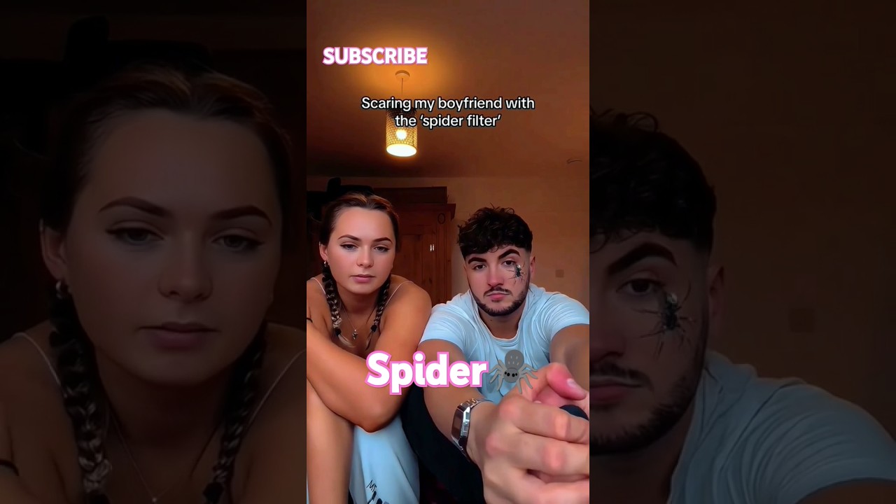 Spider  Filter prank  🤣🤣🤣 