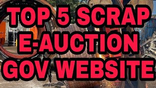 TOP 5 GOVERNMENT E-AUCTION WEBSITE  FOR ALL TYPES SCRAP PURCHASE  COMPLETE DETAILS in HINDI !! screenshot 5