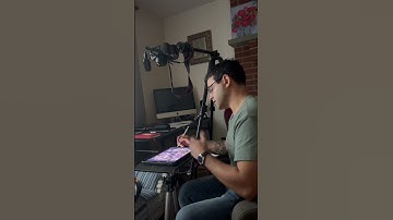 Making art on the iPad using Adobe fresco and a photo taken with iPhone 13 Pro #abstractart #shorts