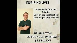 BRIAN ACTON Co-founder of #whatsapp , Net Worth...?|| INSPIRING LIVES ||