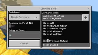 Command Block Clock MCPE 1.16.x