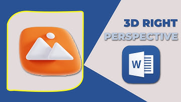 How to add perspective right 3d rotation to a picture in word