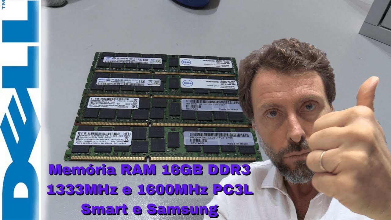 ram for dell r420 r520 r620 r720 r820 r920 server... Dell Memória RAM 16GB DDR3 1333MHz e 1600MHz PC3L Smart e Samsung ...