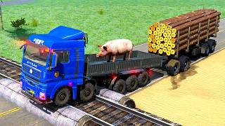 Spintires: Mudrunner Mod Truck Driver Skills Gameplay | Game Daily113 #mudrunner​ #spintires​