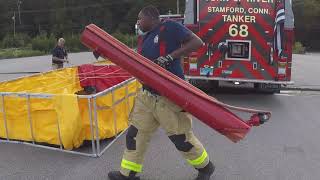 Stamford Fire Training Video Series: Tanker Operations - Through-the-Drain Drafting Set-Up.