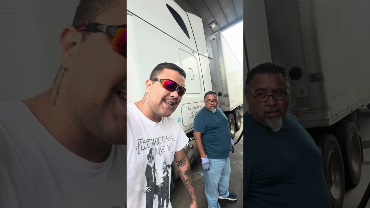 Тупой водитель 🚛🤬 припарковал свой грузовик у заправки и пошел в душ 🤯