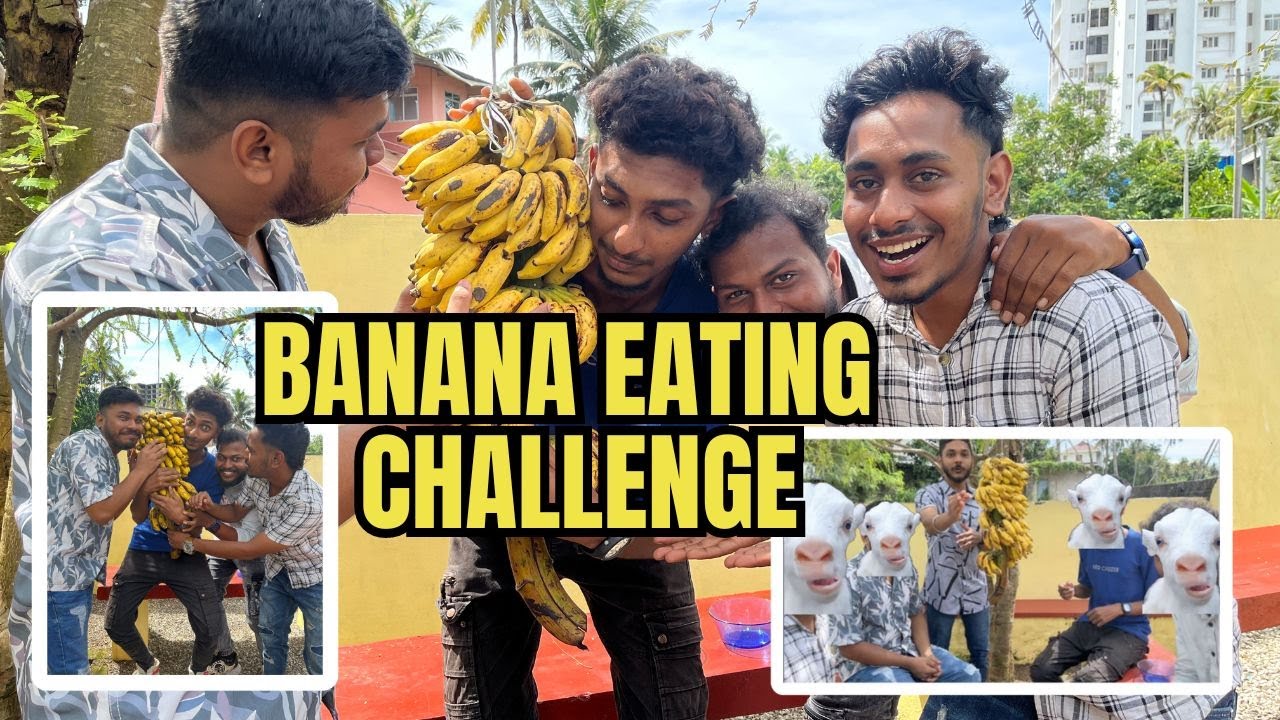 BANANA EATING CHALLENGE🤩😁 YouTube
