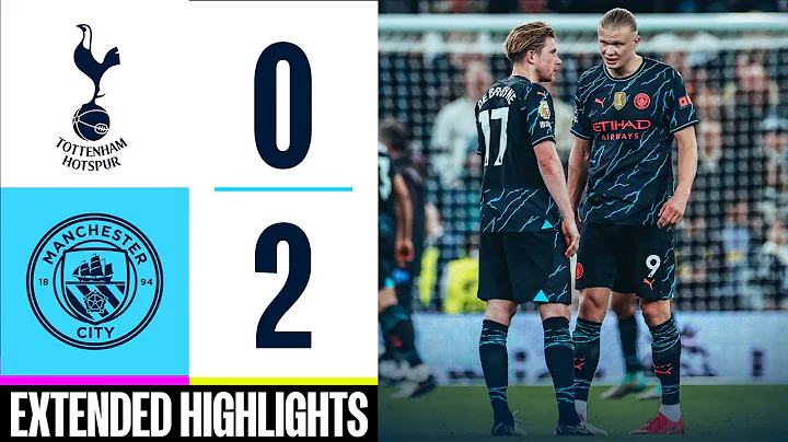 Tottenham 0-2 Man City | Ortega saves & Haaland brace sends City top! | EXTENDED HIGHLIGHTS